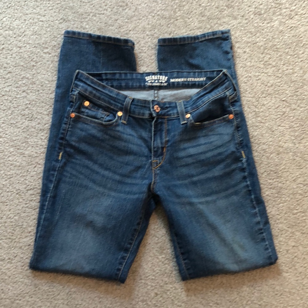 Signature Levi Strauss & Co. Modern Straight Jeans